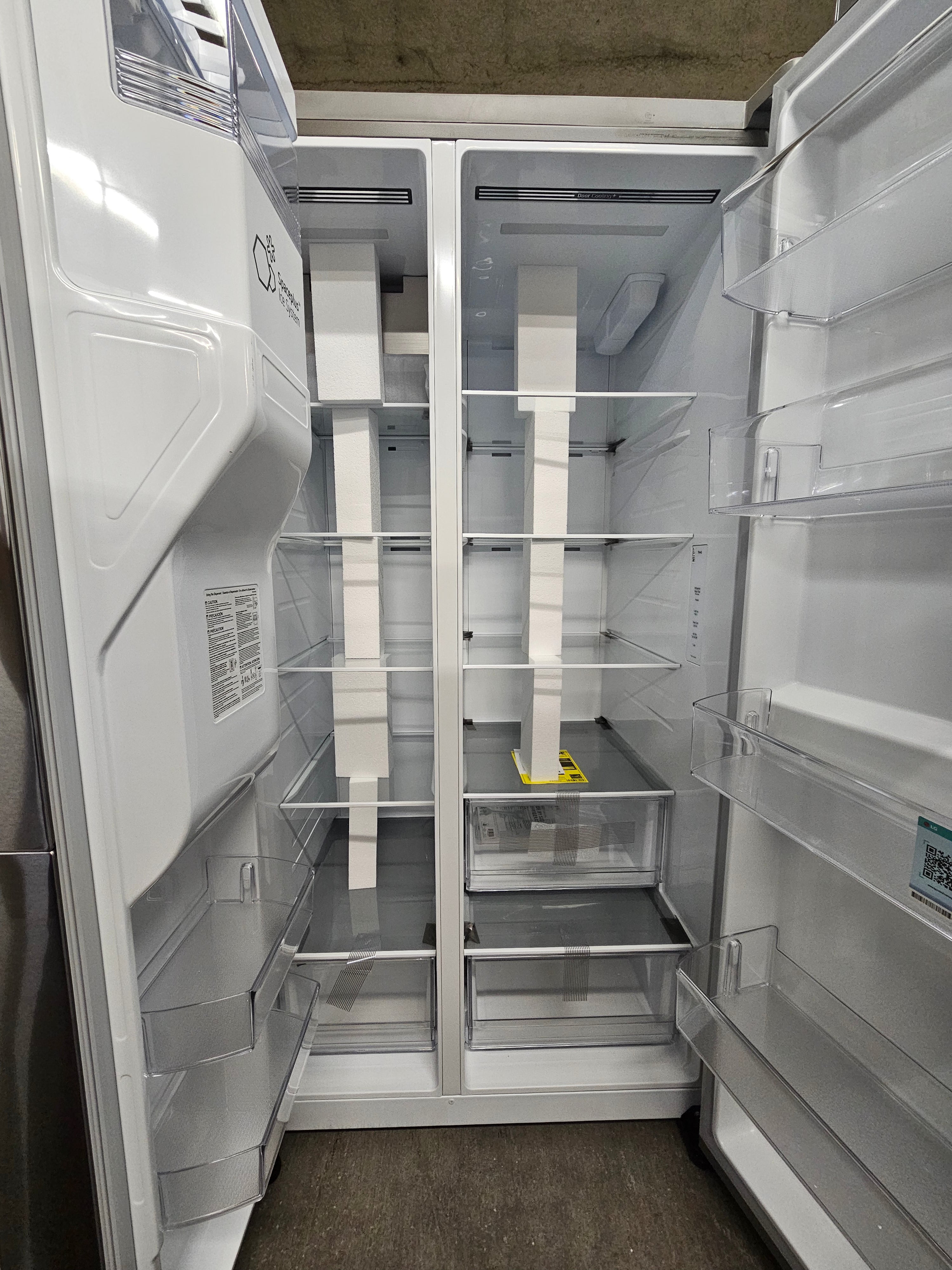 LG 27 cu. ft. Side by Side Smart Refrigerator w/ Craft Ice, External Ice and Water Dispenser in PrintProof Stainless Steel